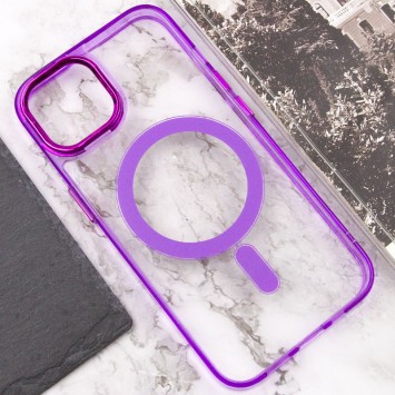 Чехол TPU Iris with MagSafe для Apple iPhone 12 Pro/12 (6.1"), Фиолетовый - Чехлы для iPhone 12 Pro - изображение 6