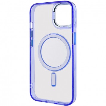 Чохол TPU Iris with MagSafe для Apple iPhone 12 Pro / 12 (6.1"), Синій - Чохли для iPhone 12 Pro - зображення 3 