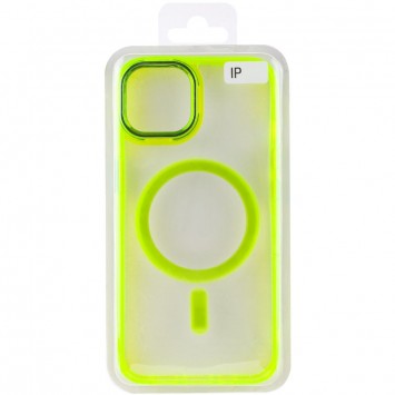 Чохол TPU Iris with MagSafe для Apple iPhone 12 Pro / 12 (6.1"), Жовтий - Чохли для iPhone 12 Pro - зображення 7 