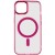 Чохол TPU Iris with MagSafe для Apple iPhone 12 Pro Max (6.7"), Бордовий