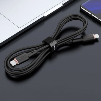 USB кабель Acefast C2-03 USB-C to USB-C zinc alloy silicone (1m), Black - Type-C кабели - изображение 3