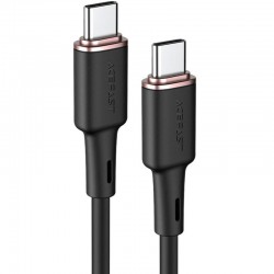 USB кабель Acefast C2-03 USB-C to USB-C zinc alloy silicone (1m), Black