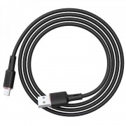 USB кабель Acefast C2-04 USB-A to USB-C zinc alloy silicone (1m), Чорний