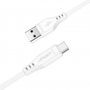 USB кабель Acefast C3-04 USB-A to USB-C TPE (1m), White