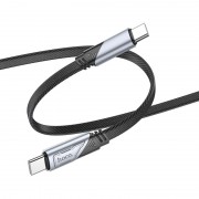 USB кабель Hoco U119 Machine charging data Type-C to Type-C 60W (1.2m), Чорний