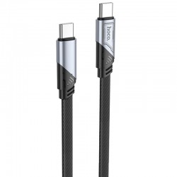 USB кабель Hoco U119 Machine charging data Type-C to Type-C 60W (1.2m), Black