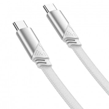 USB кабель Hoco U119 Machine charging data Type-C to Type-C 60W (1.2m), Gray - Type-C кабели - изображение 1