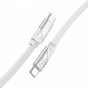USB кабель Hoco U119 Machine charging data Type-C to Type-C 60W (1.2m), Gray