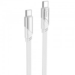 USB кабель Hoco U119 Machine charging data Type-C to Type-C 60W (1.2m), Gray