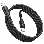USB кабель Hoco X83 Victory PD 60W Type-C to Type-C (1m), Black