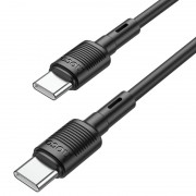 USB кабель Hoco X83 Victory PD 60W Type-C to Type-C (1m), Black
