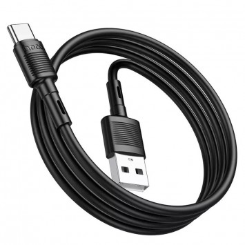 USB кабель Hoco X83 Victory USB для Type-C (1m), Black - Type-C кабелі - зображення 2 