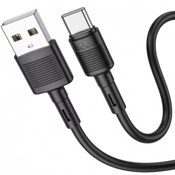 USB кабель Hoco X83 Victory USB для Type-C (1m), Black - Type-C кабелі - зображення 3 