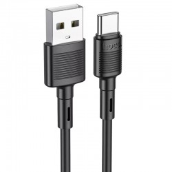 USB кабель Hoco X83 Victory USB to Type-C (1m), Black