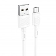 USB кабель Hoco X83 Victory USB to MicroUSB (1m), Білий