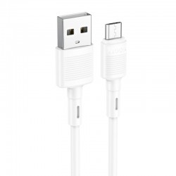 USB кабель Hoco X83 Victory USB to MicroUSB (1m), White