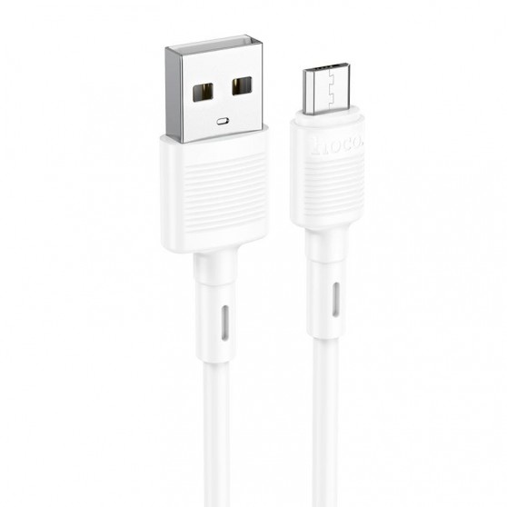 USB кабель Hoco X83 Victory USB to MicroUSB (1m), White