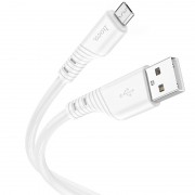 USB кабель Hoco X97 Crystal color USB to MicroUSB (1m), White