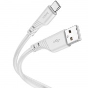 USB кабель Hoco X97 Crystal color USB to Type-C (1m), Light gray