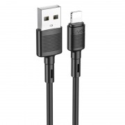 Кабель Айфона Hoco X83 Victory USB to Lightning (1m), Black