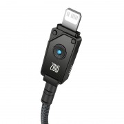 Кабель для Айфона Baseus Unbreakable Series Fast Charging Type-C to Lightning 20W 2m (P10355803111-0), Black