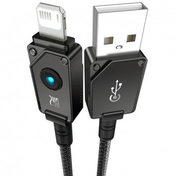 Кабель для Айфона Baseus Unbreakable Series Fast Charging USB to Lightning 2.4A 1m (P10355802111-0), Black - Lightning - зображення 2 