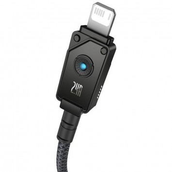 Кабель для Айфона Baseus Unbreakable Series Fast Charging USB to Lightning 2.4A 1m (P10355802111-0), Black - Lightning - изображение 1