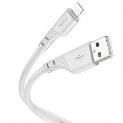 Кабель для iPhone Hoco X97 Crystal color USB to Lightning (1m), Light gray