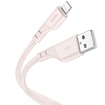 Кабель для iPhone Hoco X97 Crystal color USB to Lightning (1m), Light pink - Lightning - изображение 1