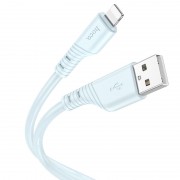 Шнур для Айфон Hoco X97 Crystal color USB to Lightning (1m), Light blue