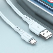 USB кабель Hoco X97 Crystal color USB to Type-C (1m), Світло-синій