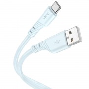 USB кабель Hoco X97 Crystal color USB to Type-C (1m), Світло-синій