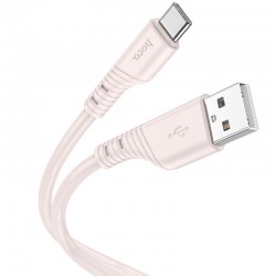 USB кабель Hoco X97 Crystal color USB to Type-C (1m), Light pink