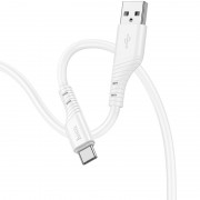 USB кабель Hoco X97 Crystal color USB to Type-C (1m), White