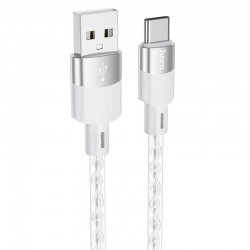 USB кабель Hoco X99 Crystal Junction USB для Type-C (1.2m), Gray