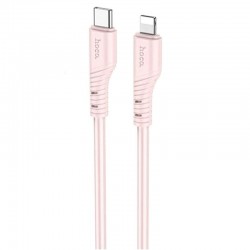 Кабель для Айфона Hoco X97 Crystal color Type-C to Lightning 20W (1m), Light pink