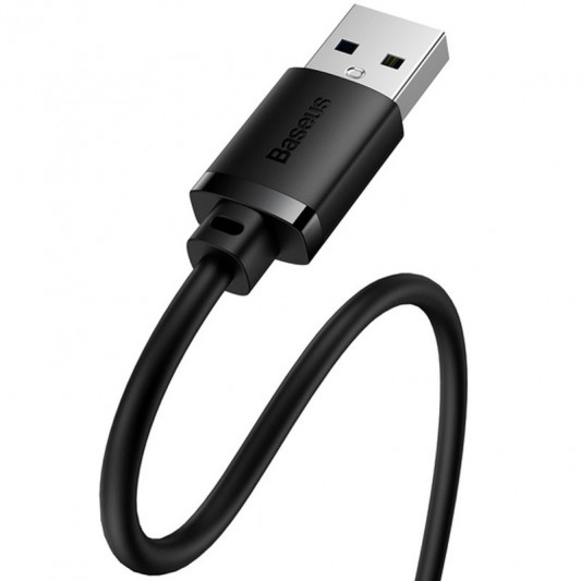 Кабель-подовжувач Baseus AirJoy Series USB3.0 Extension Cable 2m Cluster (B00631103111-03), Black - зображення 2 