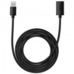 Кабель-подовжувач Baseus AirJoy Series USB3.0 Extension Cable 2m Cluster (B00631103111-03), Black