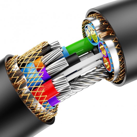 Кабель-подовжувач Baseus AirJoy Series USB3.0 Extension Cable 3m Cluster (B00631103111-04), Black - зображення 5 