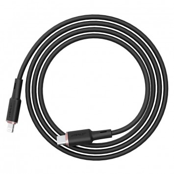 Шнур для фону Acefast MFI C2-01 USB-C to Lightning zinc alloy silicone (1m), Black - Lightning - зображення 3 