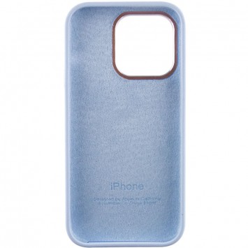 Чехол Silicone Case Metal Buttons (AA) для Apple iPhone 14 Pro Max (6.7"), Голубой / Cloud Blue - Чехлы для iPhone 14 Pro Max - изображение 3