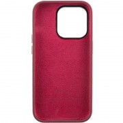 Чохол Silicone Case Metal Buttons (AA) для Apple iPhone 14 Pro Max (6.7"), Бордовий / Plum