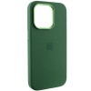 Чохол Silicone Case Metal Buttons (AA) для Apple iPhone 14 Pro Max (6.7"), Зелений / Clover