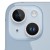 Захисне скло Metal Sparkles на камеру iPhone 15 / 15 Plus, Срібний / Silver