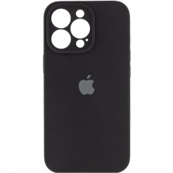 Чехол для iPhone 15 Pro Max - Silicone Case Full Camera Protective (AA), Черный / Black