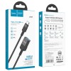 Перехідник Hoco U107 Type-C male to USB female USB3.0, Black