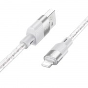 Шнур до Айфона Hoco X99 Crystal Junction USB to Lightning (1.2m), Gray