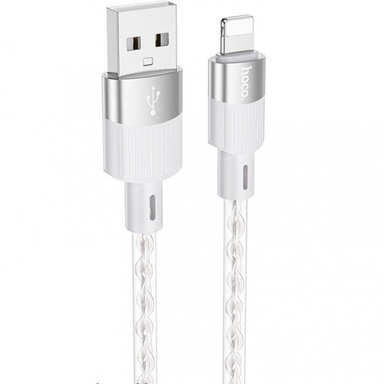 Шнур до Айфона Hoco X99 Crystal Junction USB to Lightning (1.2m), Gray