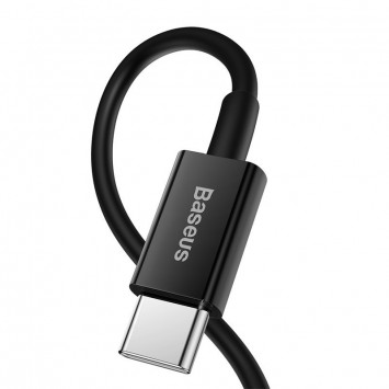 USB кабель для iPhone Type-C to Lightning PD 20W (2m) - Baseus Superior Series Fast Charging (CATLYS-C) (Чорний) - Lightning - зображення 2 