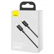 USB кабель для iPhone Type-C to Lightning PD 20W (2m) - Baseus Superior Series Fast Charging (CATLYS-C) (Черный)